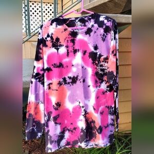 2019 PINK Victoria's Secret Multicolor Tie-Dye Shirt